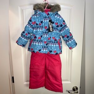 1️⃣1️⃣7️⃣ BRAND NEW! TAGS ON beautiful GUSTI snowsuit set.